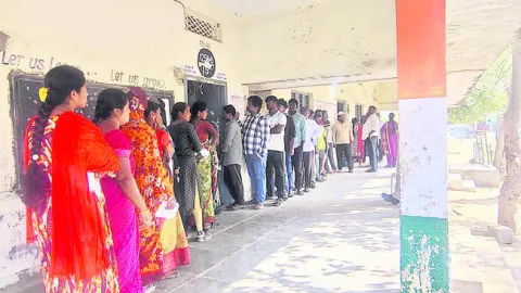 75.56 శాతం పోలింగ్‌ 