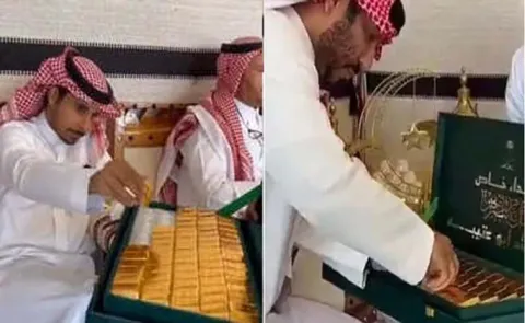 24 Carat Gold Biscuits For Grooms Family At Saudi Arabia Goes Viral