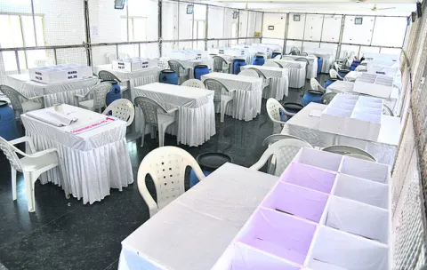 కౌంటింగ్‌కు సర్వం సిద్ధం