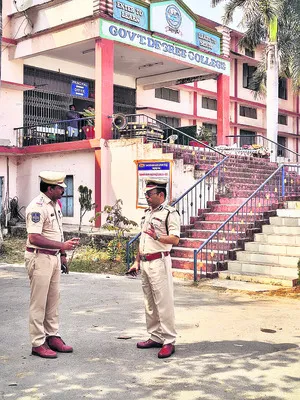 కౌంటింగ్‌ కేంద్రాల వద్ద పటిష్ట భద్రత