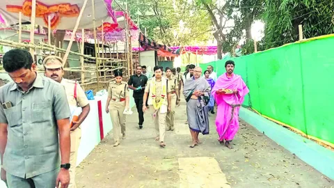 పట్టిసంలో పటిష్ట బందోబస్తు 