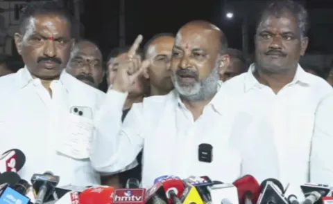 Bandi Sanjay Reaction To Karimnagar Corporation Victory