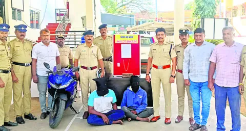 ఇద్దరు అంతర్‌ రాష్ట్ర  దొంగల పట్టివేత 