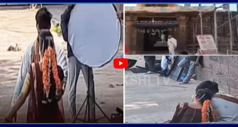 Pre Wedding Shoot At Sri Kumararama Bhimeswara Temple  1