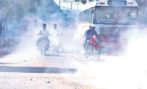 Severe Air Pollution in Hyderabad: AQI Hits 1651 in Manikonda