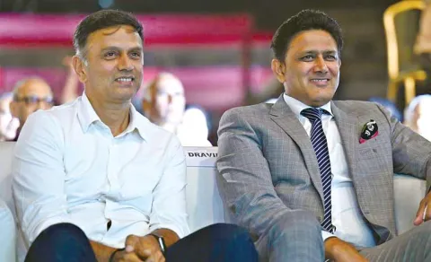 Rahul Dravid gets emotional as Chinnaswamy stadium stands named 1