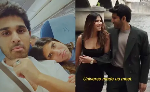 Allu Sirish Wife Nayanika Valentines Day Video5