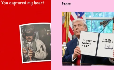 You Captured My Heart: White House Valentines Day Message
