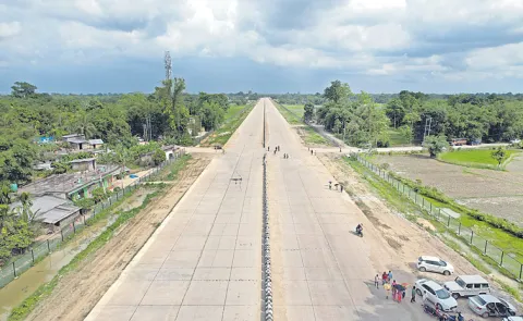 Northeast first highway-based emergency landing strip on the Dibrugarh-Moran