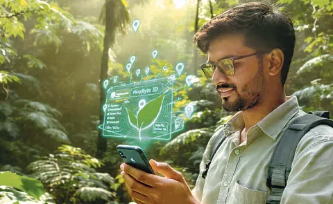 Kerala College students develop web app to map plants
