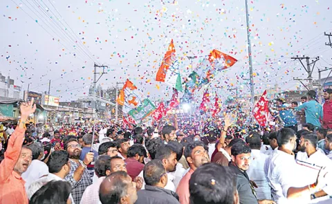 Congress Wins 66 Telangana Municipalities: Telangana