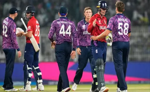 T20 WC 2026: England beat Scotland by 5 wickets1