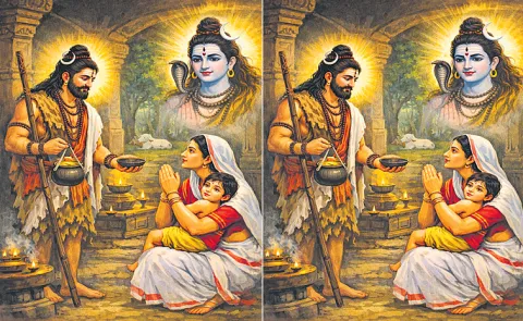 Sakshi Funday: Lord Shiva Appears as a Beggar to save an orphaned child12