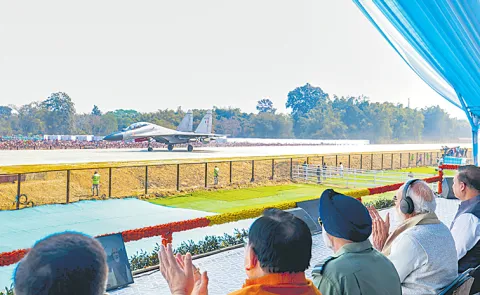 Landed at the Emergency Landing Facility on Moran Bypass in Dibrugarh