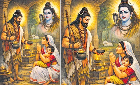 satyaratha vidarbha king karma story lord shiva blessing prince legend