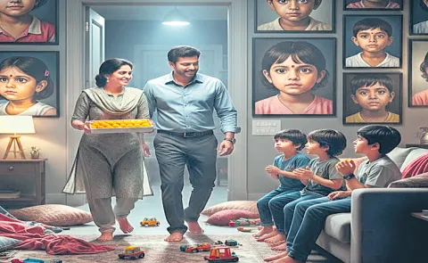 Incredible story of love from parents and kids