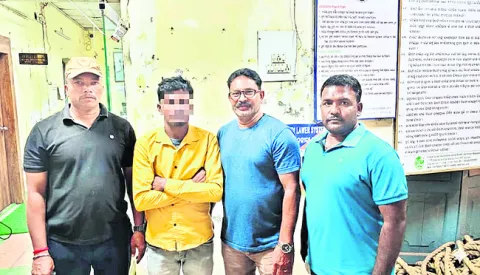 గంజాయి కేసులో పరారైన నిందితుడి అరెస్ట్‌ 