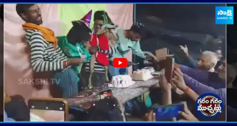 Young Man Celebrates Goats Birthday in Uttar Pradesh 2