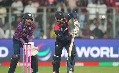 Nepal register historic win, beat Scotland by 7 wickets