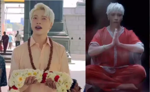 K Pop Singer Celebrates Mahashivratri In Chennai Temple Goes Viral