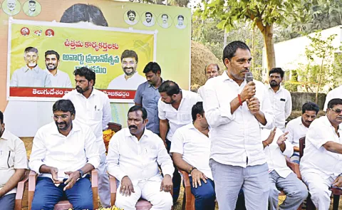 TDP leader fires on Panchayat secretary