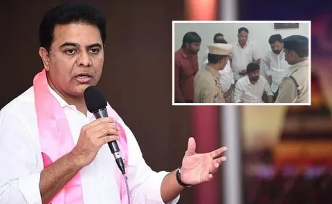 BRS KTR Serious Comments On Balka Suman Arrest