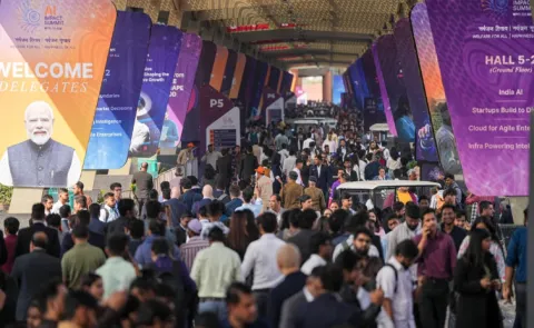 AI Impact Summit guests frustrated as food counters accept only cash