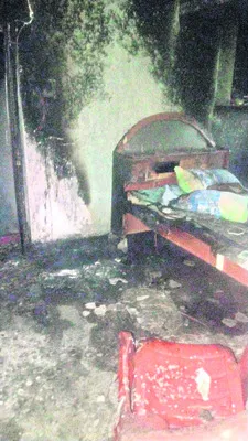 విద్యుత్‌ షార్ట్‌ సర్క్యూట్‌తో రిఫ్రిజిరేటర్‌ దగ్ధం