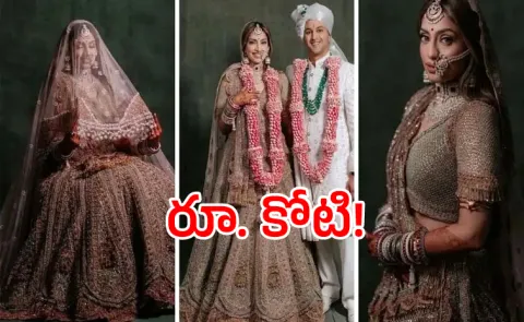 Shweana Poy Raiturcar Wedding Lehenga Cost Rs 1 Crore