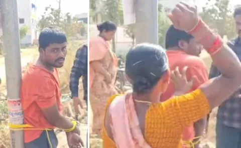 Young Man Attacked Woman In Sneha Nagar Suryapet