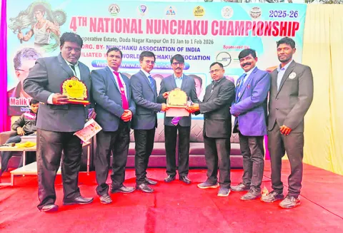 మార్షల్‌ ఆర్ట్స్‌ నాంచాక్‌  జాతీయ జడ్జిలుగా జిల్లావాసుల