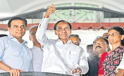 Team of six officers who conducted questioning BRS Leader KCR