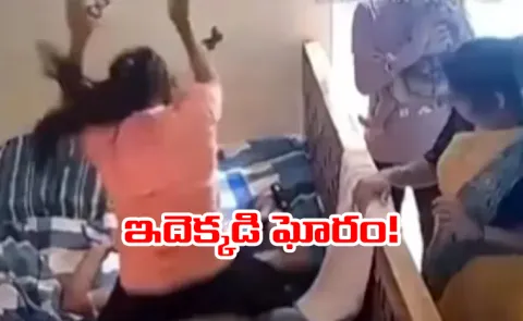 Woman beats husband Viral video sparks debate on violence against men