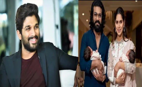 Tollywood Hero Allu Arjun Congratulates ram charan and upasana