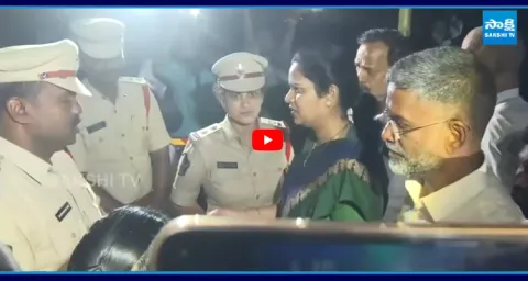AP Police Over Action With EX Minister Vidadala Rajini  2