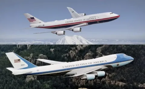 Air Force reveals new colors for US presidential jet