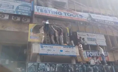 Fire Accident Ameerpet Mythrivanam