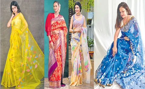 Sakshi Special Story About Bangladesh Jamdani Saree