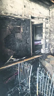 షార్ట్‌సర్క్యూట్‌తో అగ్నిప్రమాదం
