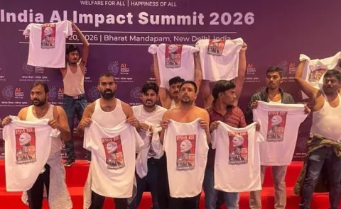 BRS KTR Serious On Youth Congress Over AI Summit Protest