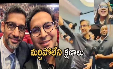 A fangirl youtuber Happy and surreal moment with Sundar Pichai