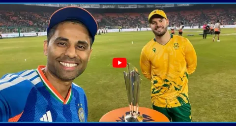 India Vs South Africa High Voltage Match Fight In Super 8 1