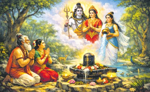 Sakshi Funday: Story of penance of Anasuya and Atri