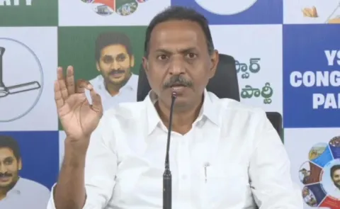 YSRCP Leader Satish Reddy Takes On Chandrababu Naidu