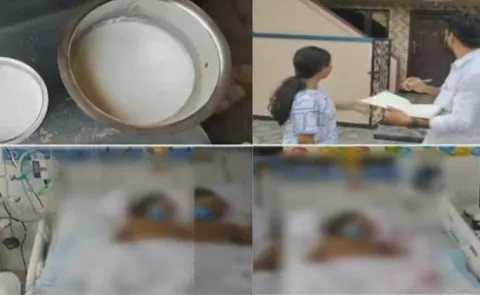 The sale of adulterated milk has created a stir in the Lala Cheruvu area of Rajahmundry