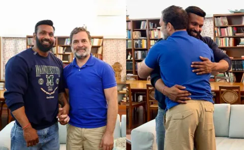  Uttarakhand Mohammad Deepak meets Rahul Gandhi pics goes viral