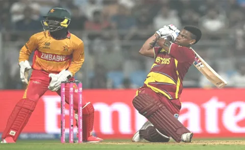 Shimron Hetmyer blitzkrieg powers Windies to 254-6 in Mumbai1