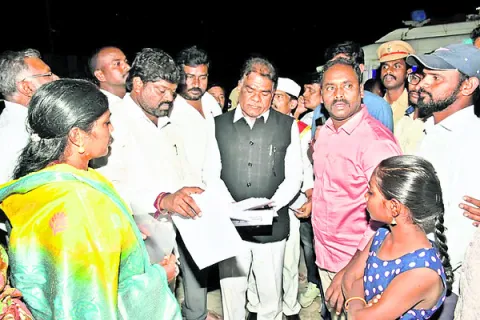 చెరబండరాజు కాలనీ సందర్శన..