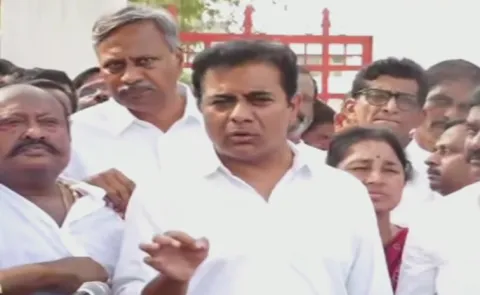 BRS Working President KTR Slams Congress Govt