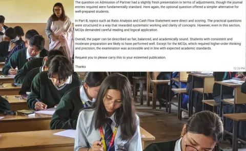 CBSE Dont send paper analysis prior to exam completion